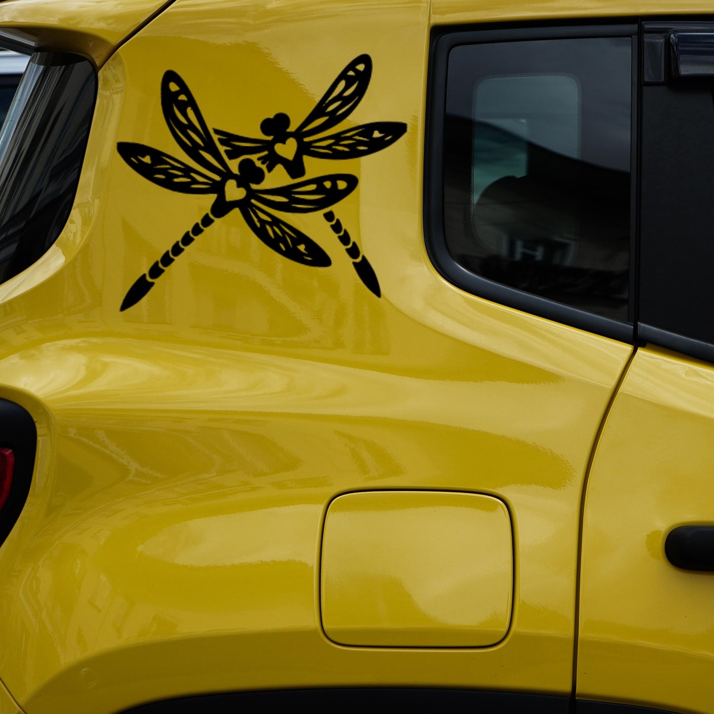 Beautiful Dragonfly Pair Vinyl Decal, Decal for Car Windows, Laptop, Phone, Water Bottle, Tumblers, Wall Art, Journals, Notebook, Skateboard
