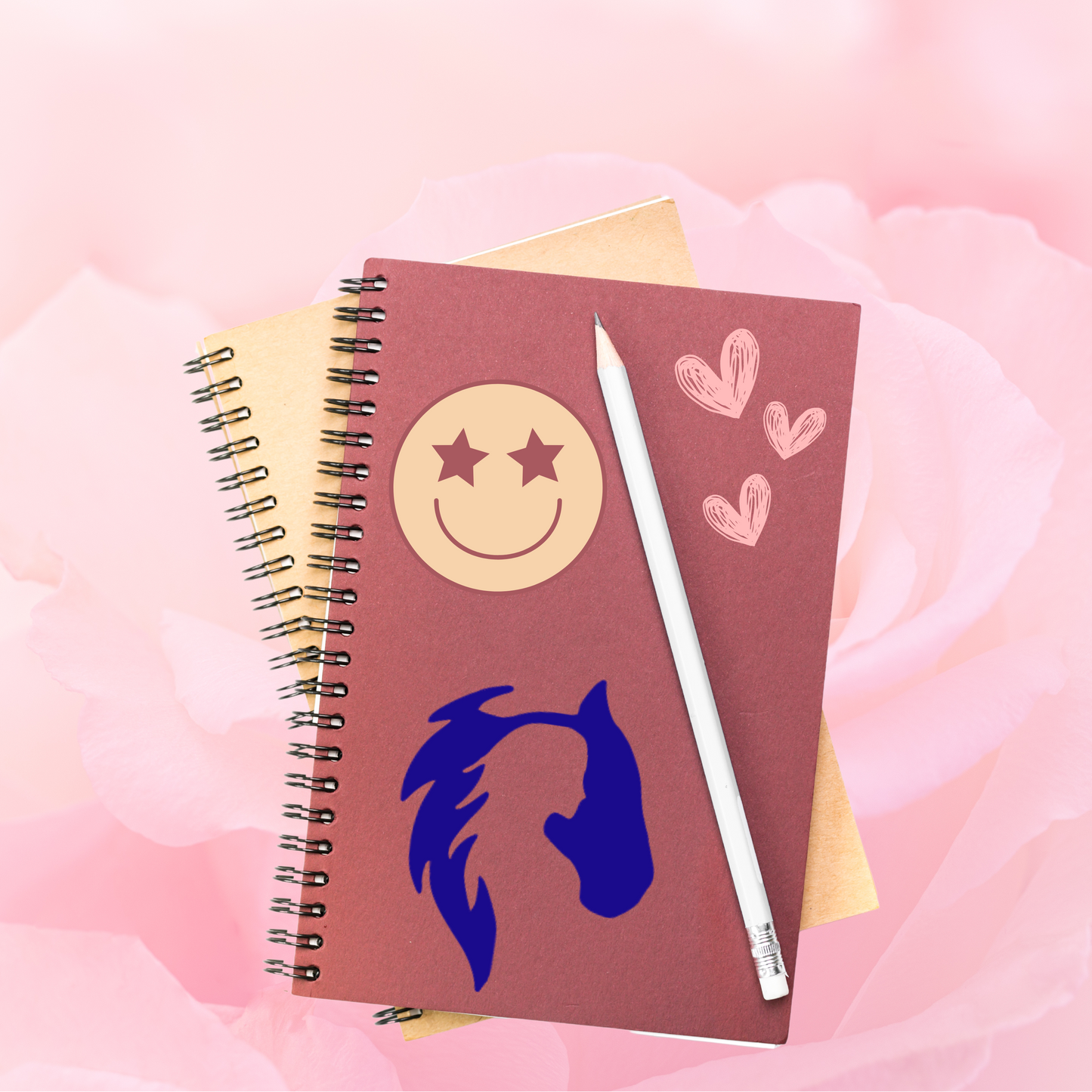 Horse & Woman Dual Silhouette Vinyl Decal