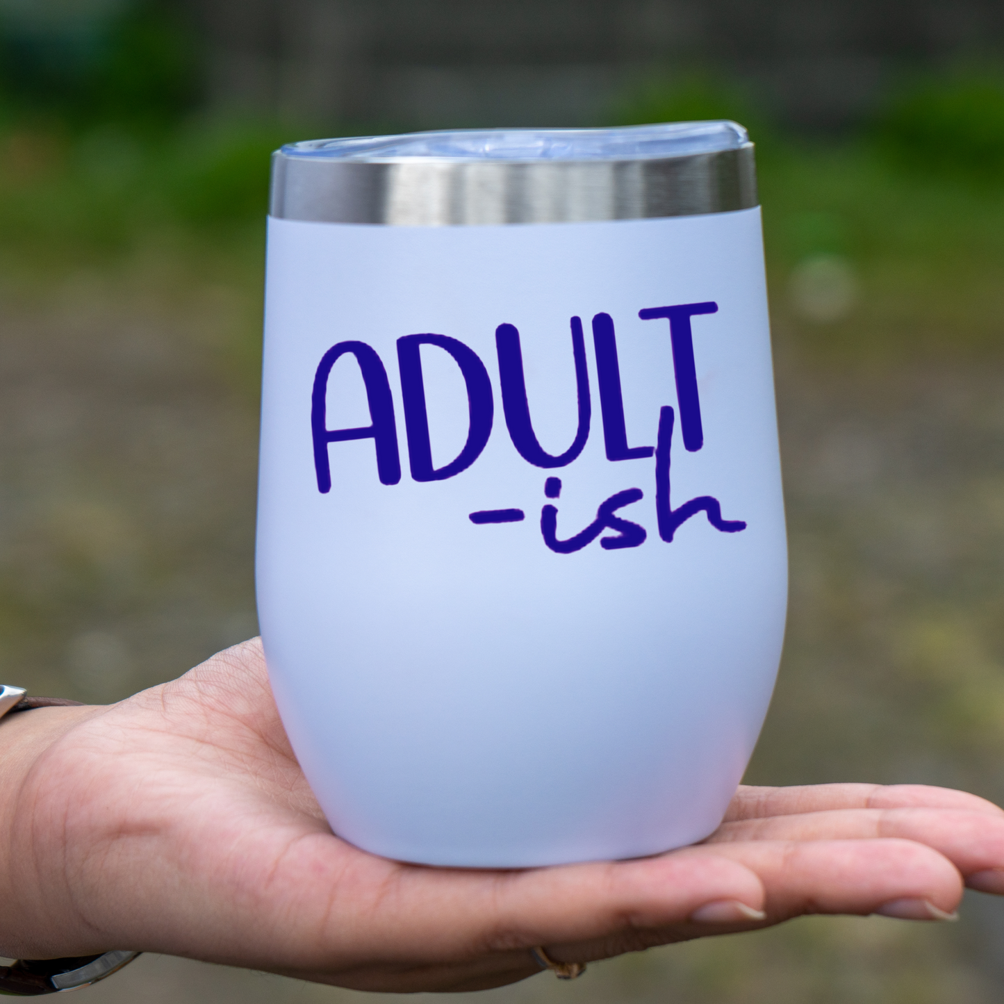 Adult-ish Funny Quote Vinyl Decal