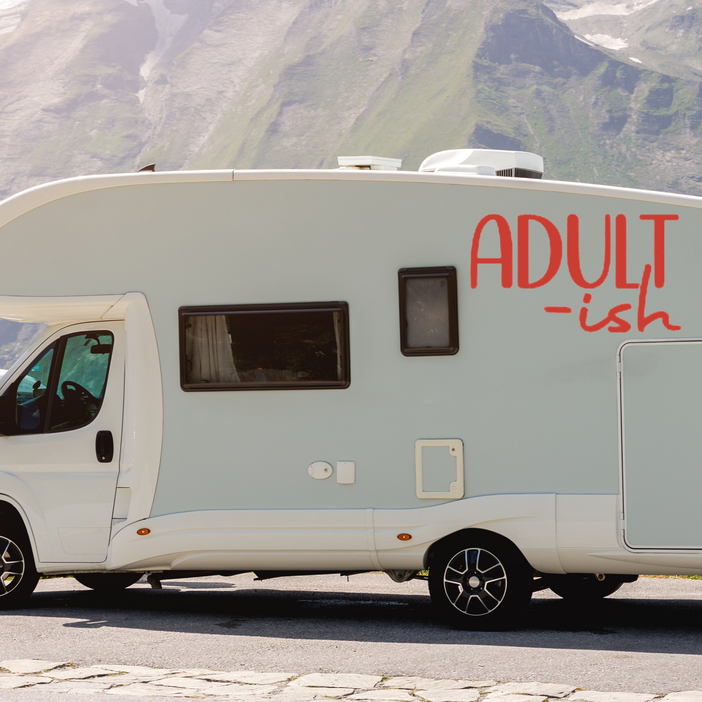 Adult-ish Funny Quote Vinyl Decal