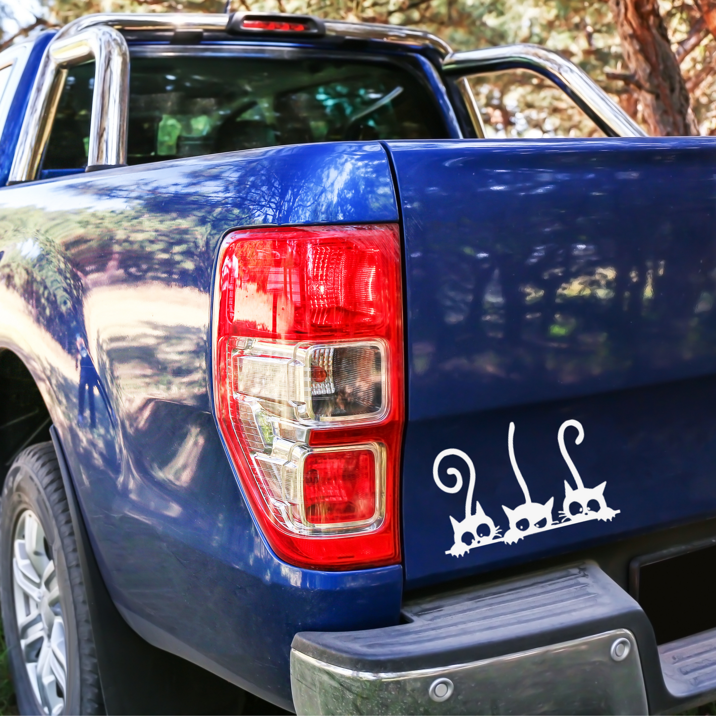 Peeking Cats Vinyl Decal