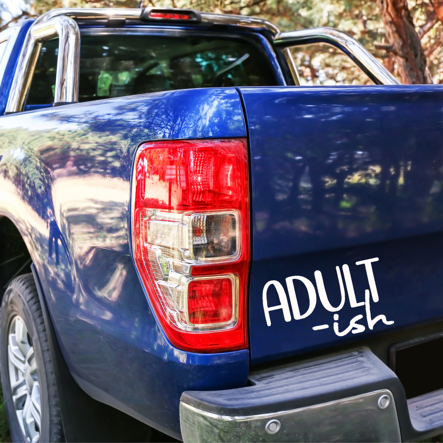 Adult-ish Funny Quote Vinyl Decal