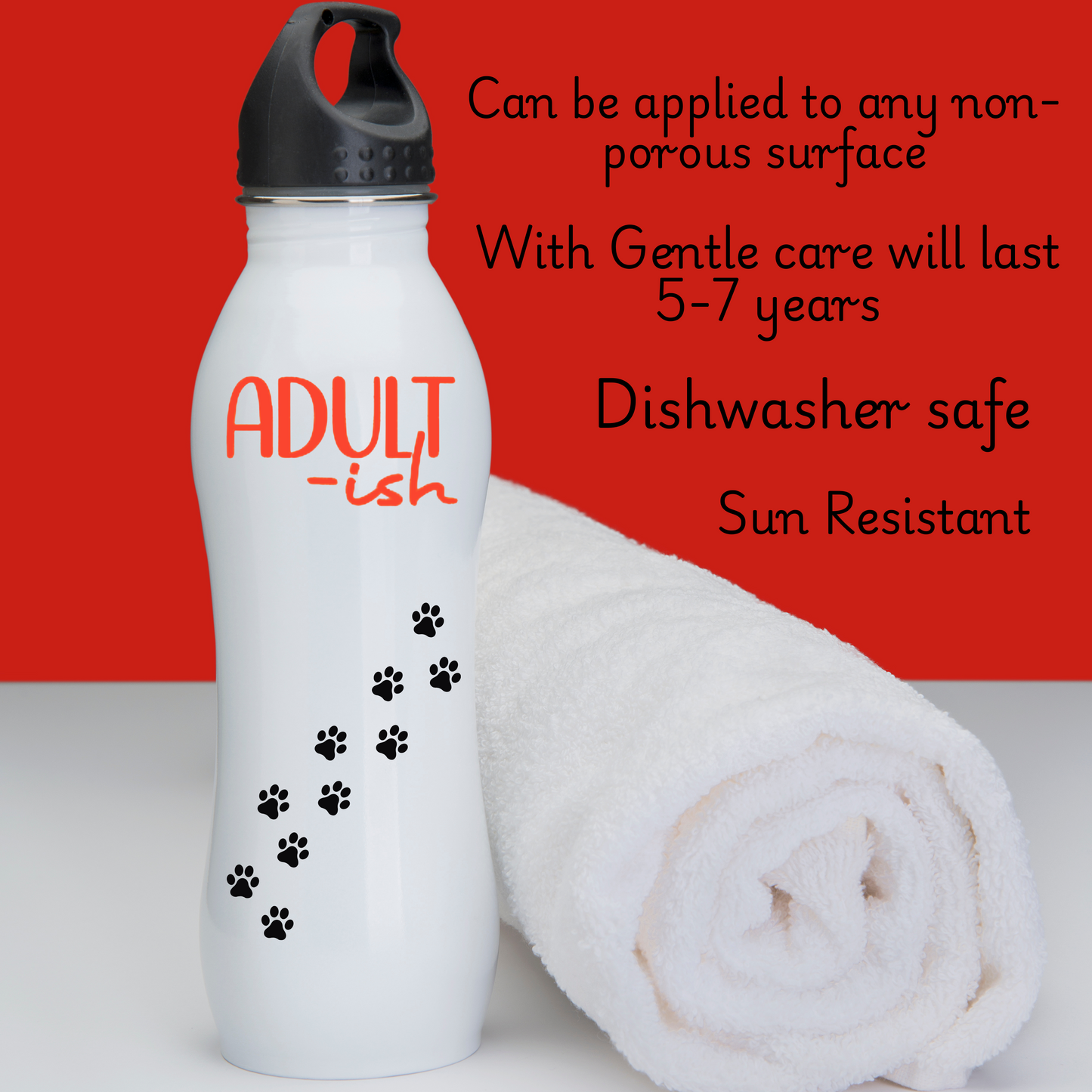 Adult-ish Funny Quote Vinyl Decal