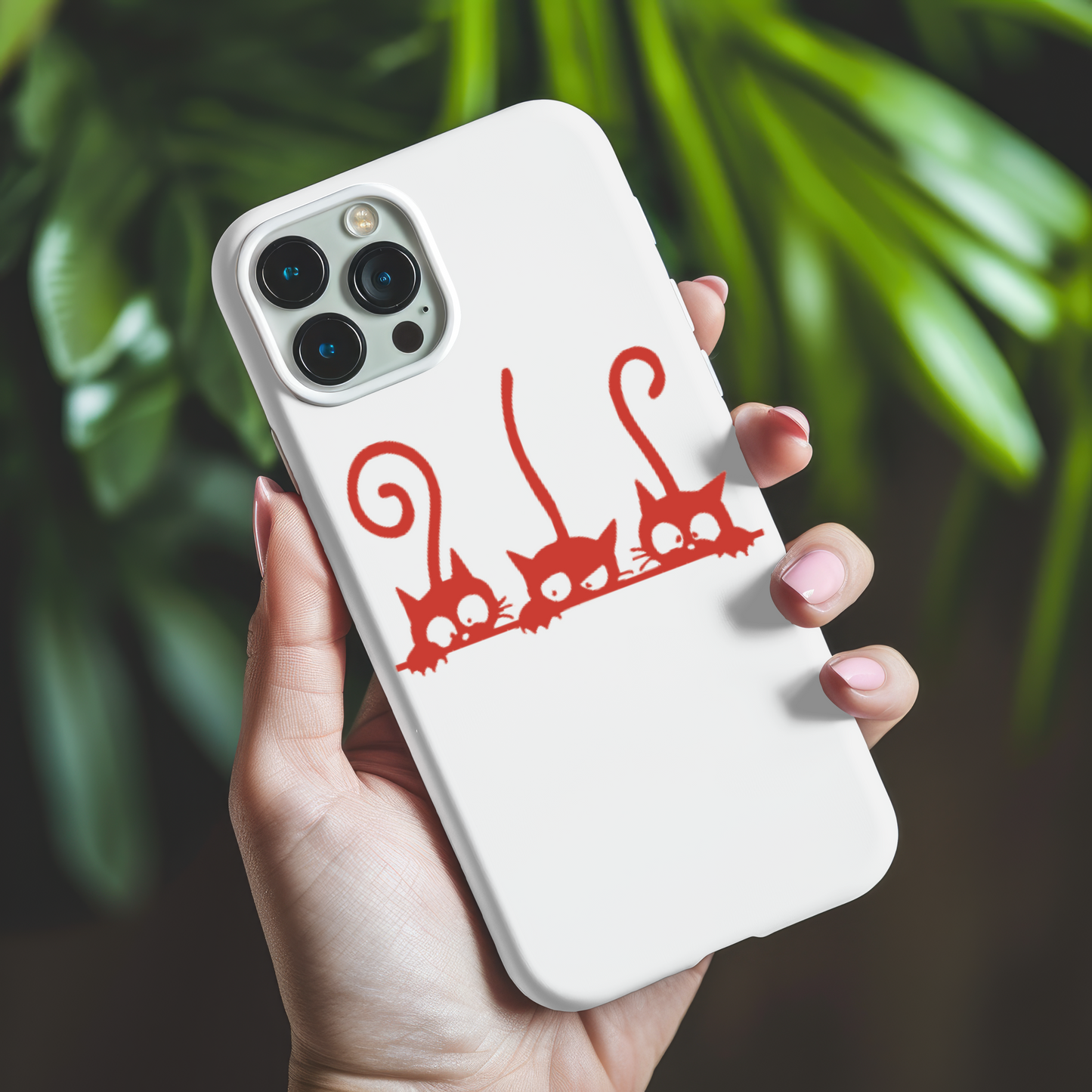 Peeking Cats Vinyl Decal