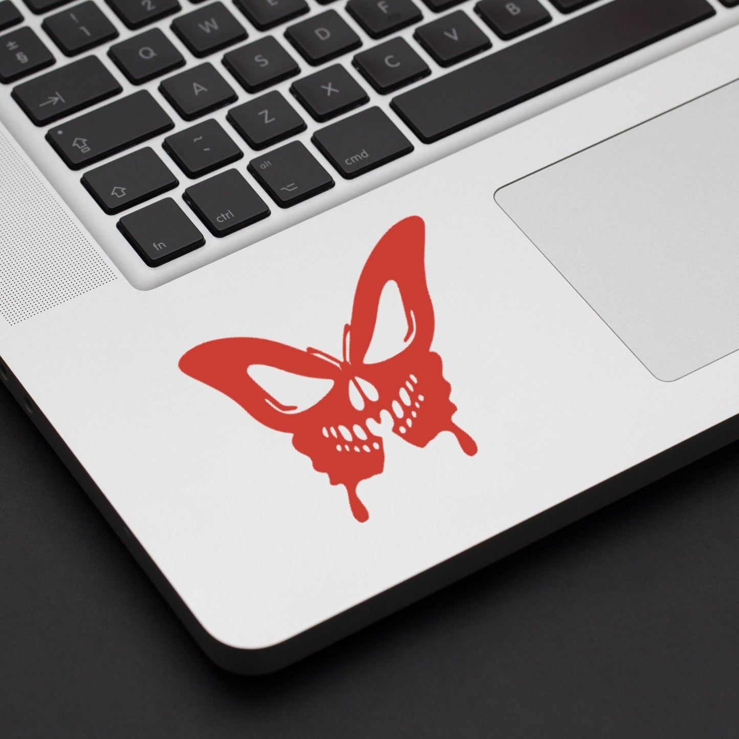 Butterfly Skull Vinyl Decal, Decal for Car Windows, Laptop, Phones, Water Bottle, Mug, Tumblers, Wall Art, Journals, Notebooks, Skateboard