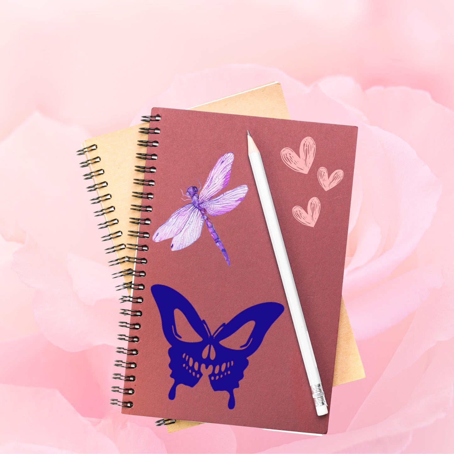 Butterfly Skull Vinyl Decal, Decal for Car Windows, Laptop, Phones, Water Bottle, Mug, Tumblers, Wall Art, Journals, Notebooks, Skateboard