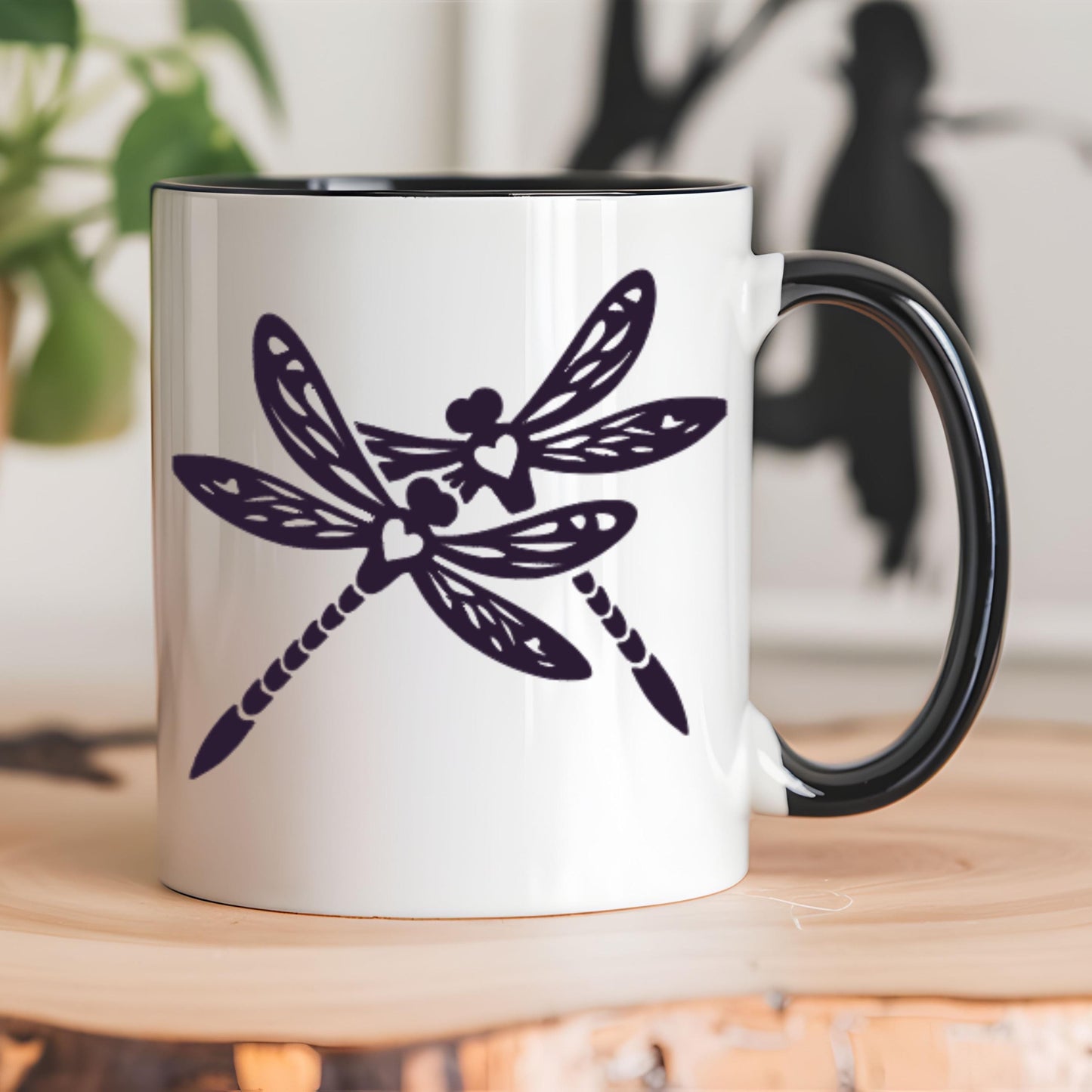 Beautiful Dragonfly Pair Vinyl Decal, Decal for Car Windows, Laptop, Phone, Water Bottle, Tumblers, Wall Art, Journals, Notebook, Skateboard