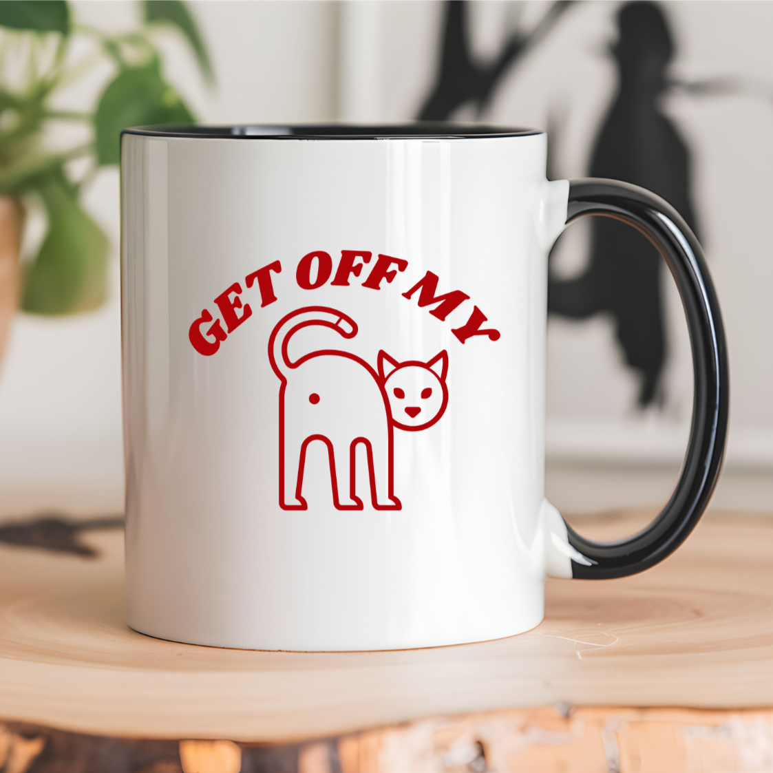 Get Off My Ass - Cat - Vinyl Sticker Decal