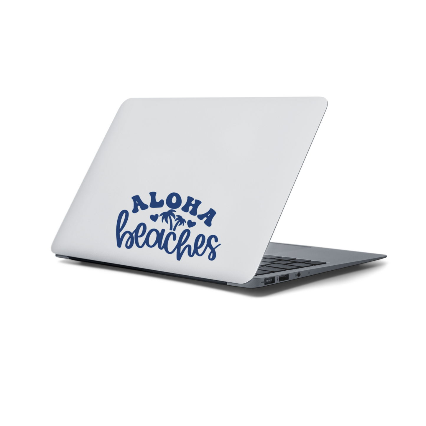 Aloha Beaches with Palm Trees Vinyl Decal