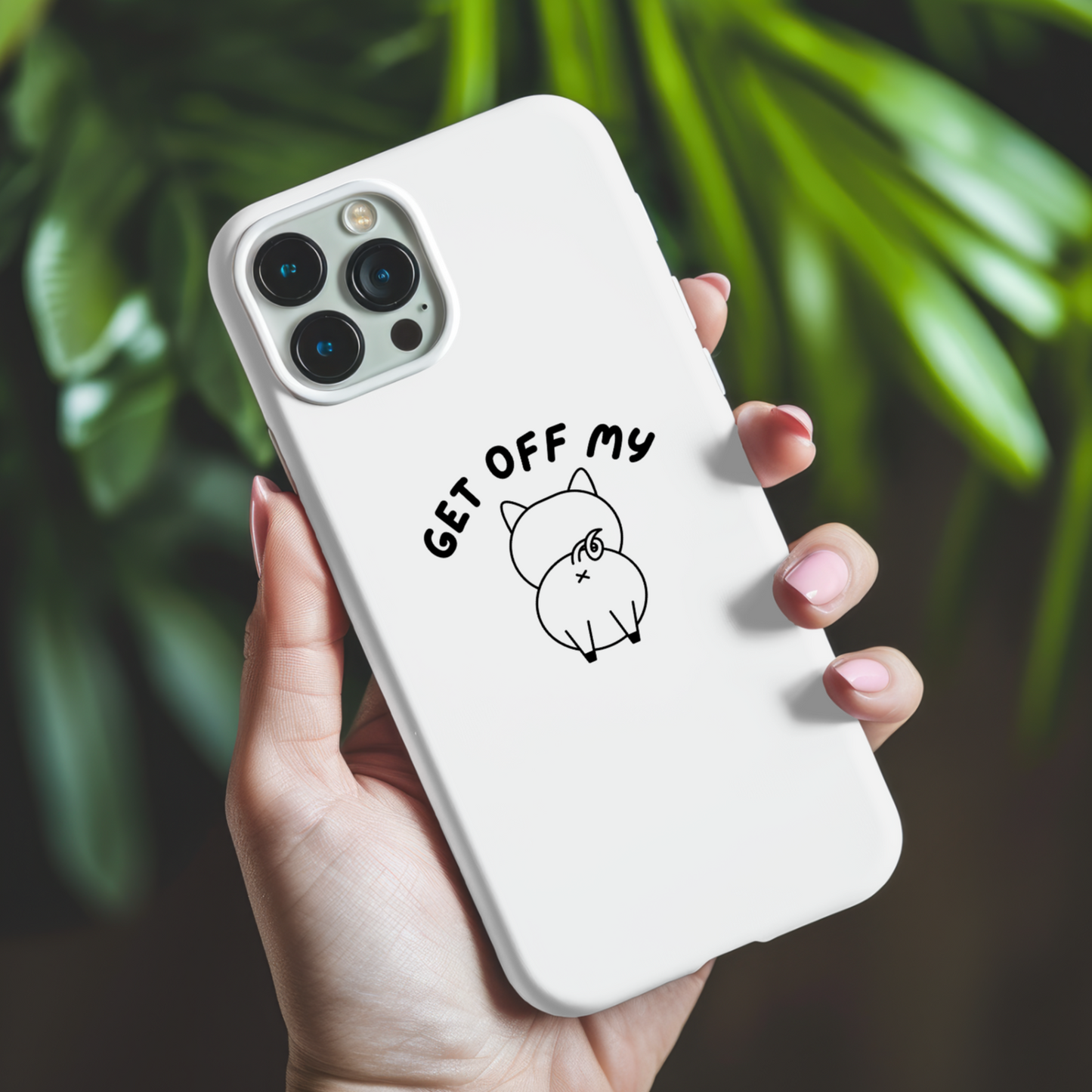 Get Off My Ass - Pig Vinyl Sticker Decal