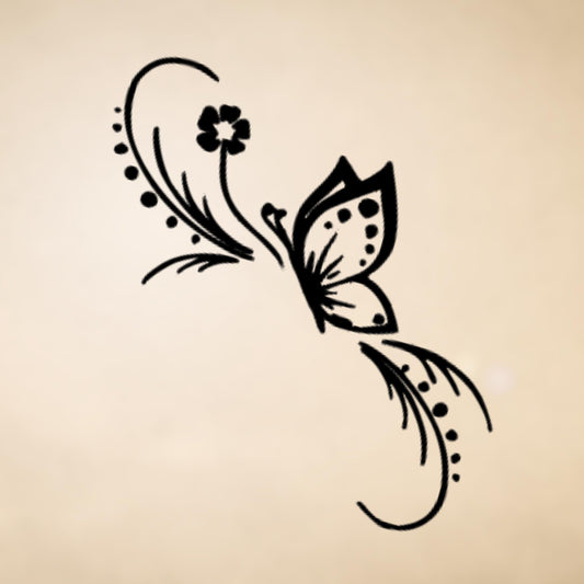 Beautiful Butterfly Vinyl Decal, Decal for Car Windows, Laptop, Phone, Water Bottle, Mug, Tumblers, Wall Art, Journals, Notebook, Skateboard